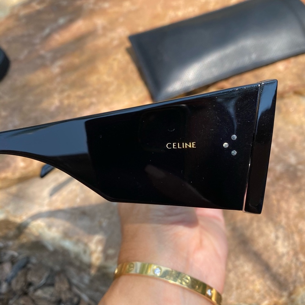Authentic Celine rare oversized block sunnies